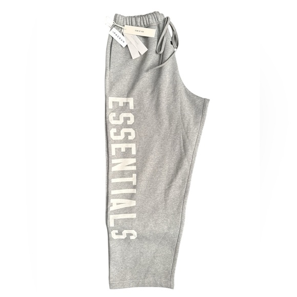 Heather Grey Essentials Fear Of God Lounge Sweatpants - Picture 4 of 5